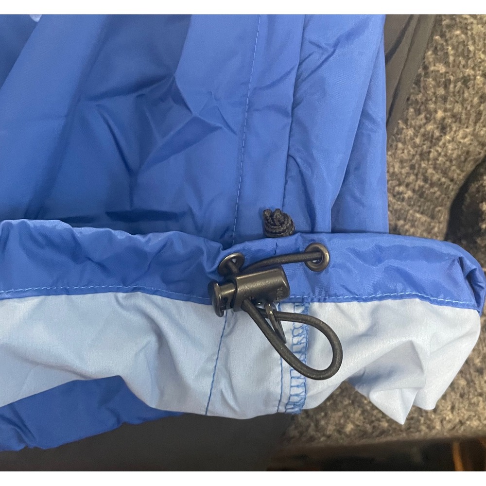 Columbia Sportswear Mens Blue Black Packable Windbreaker Jacket Full Zip Size L - Picture 11 of 11
